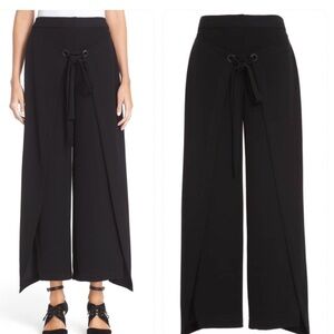 NWT! YIGAL AZROUËL Giorgio Wrap Front Wide Leg. NWT Size 8